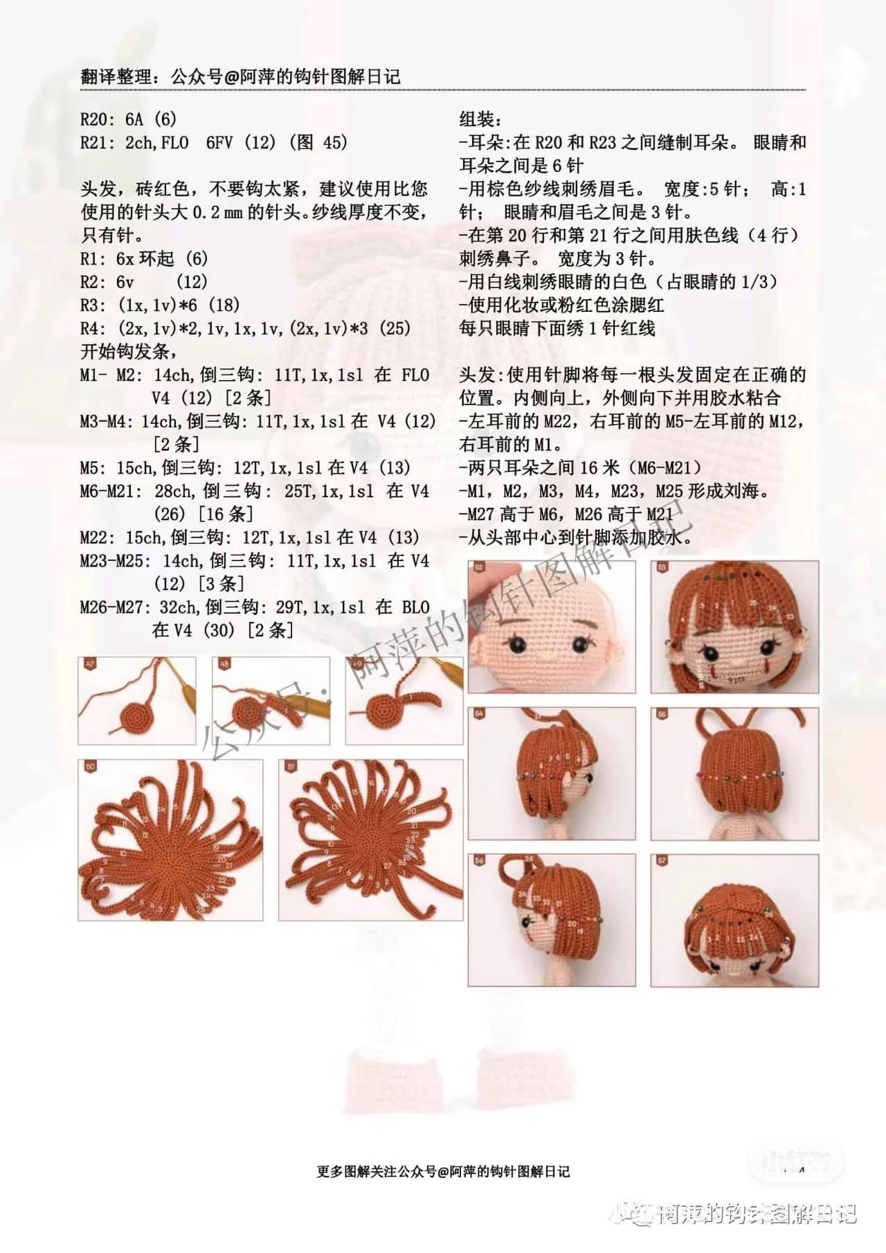 Crochet Clown Penny Doll Pattern