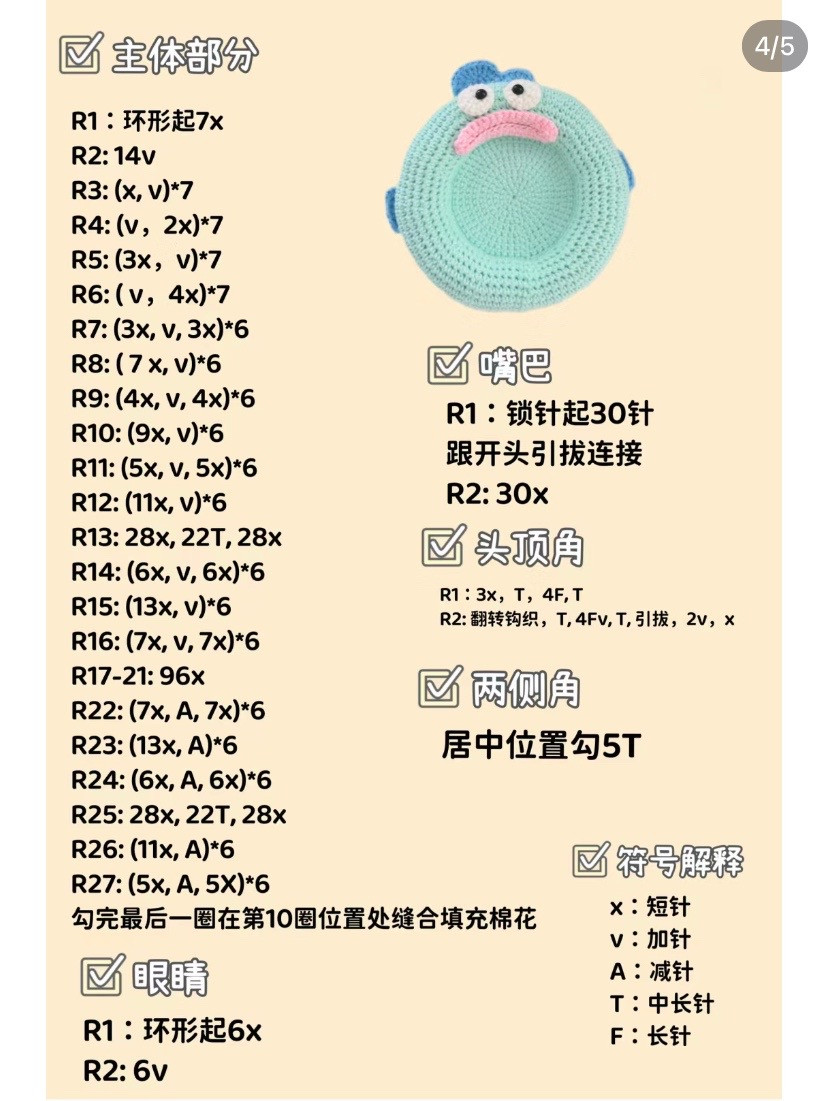 Crochet Coaster Pattern: Three-Eyed Alien and Ugly Fish Design