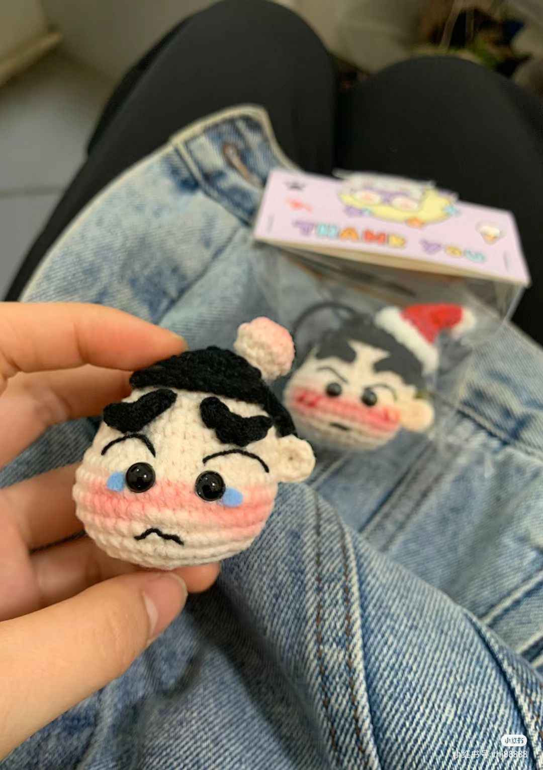 Crochet Crayon Shin-chan Head Doll Amigurumi Pattern