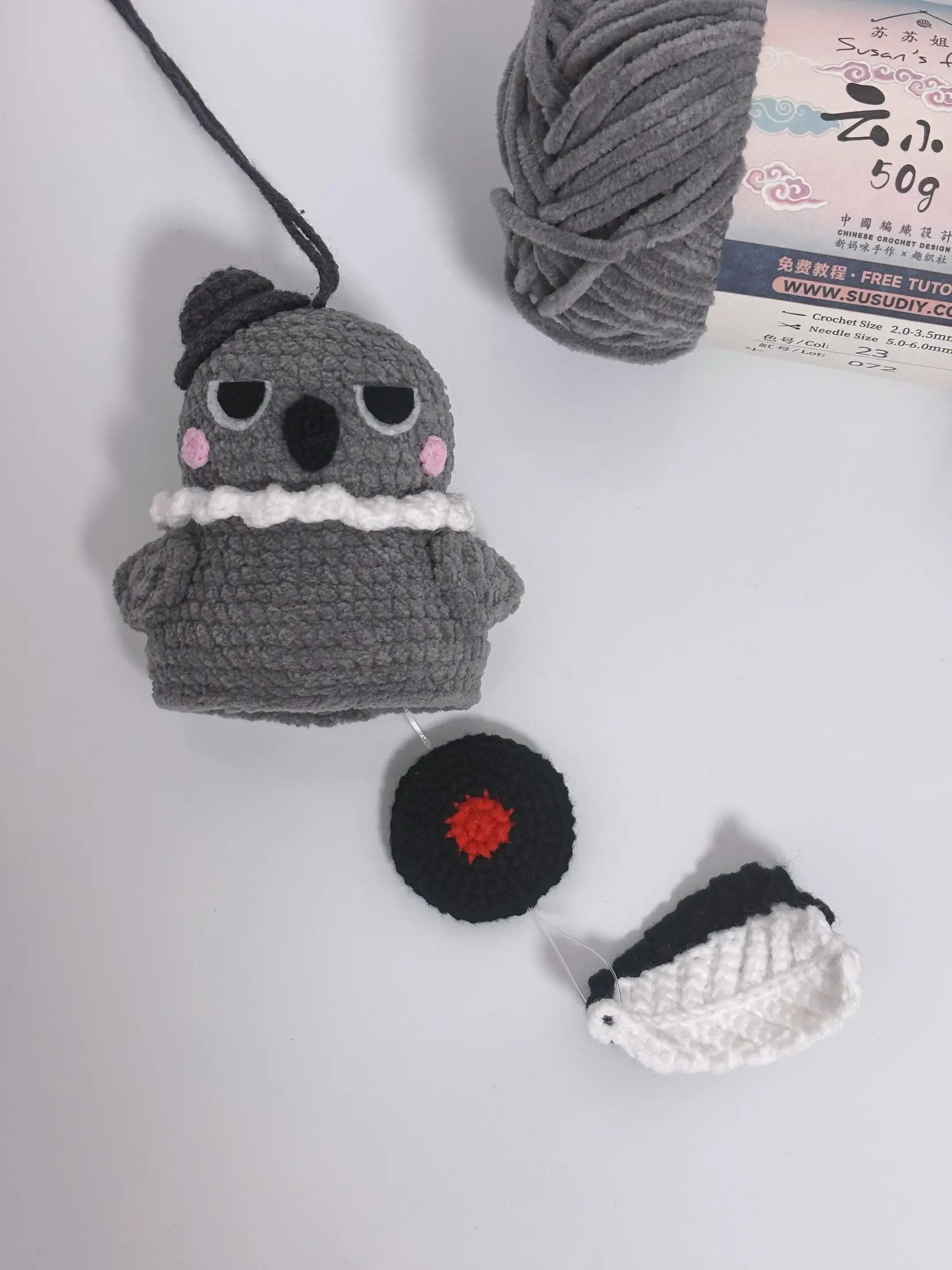 Crochet Crow Wind Chime Pattern Tutorial