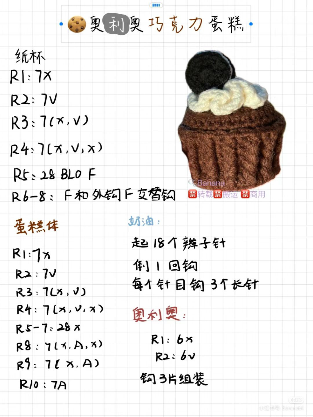 Crochet Cupcake and Cake Amigurumi Patterns