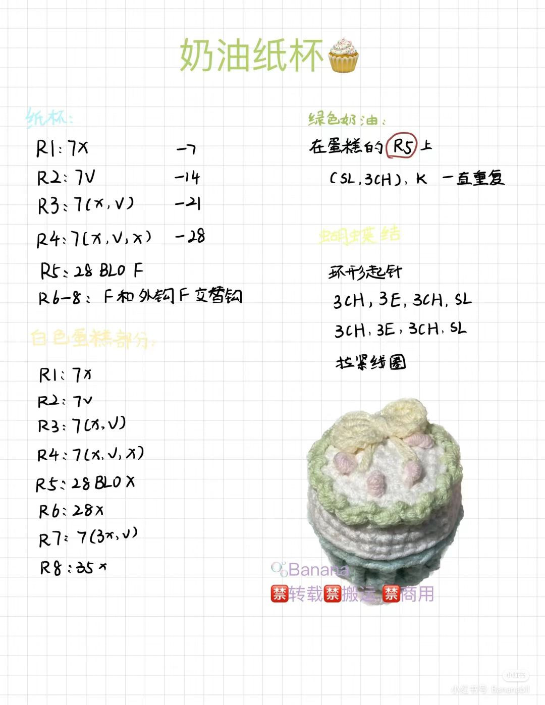 Crochet Cupcake and Cake Amigurumi Patterns