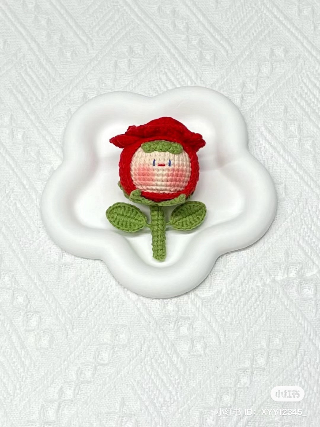 Crochet Dango Dolls Patterns: Pudding Dog, Tulip, and Rose Amigurumi