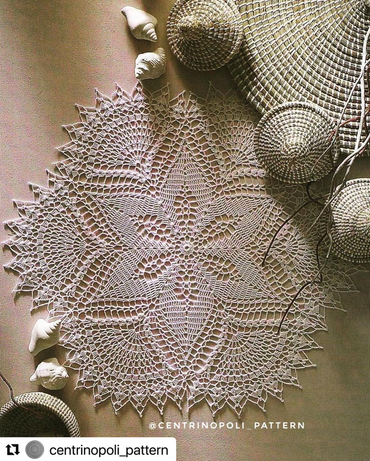 Crochet Doily Pattern: Intricate Lace Design with Fan Motifs and Scalloped Edges