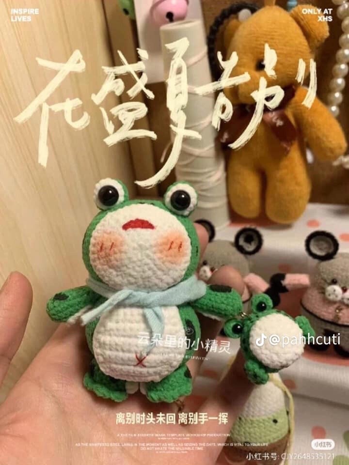 Crochet Doll Patterns: Lily of the Valley and Psyduck Dango with Detailed Instructions