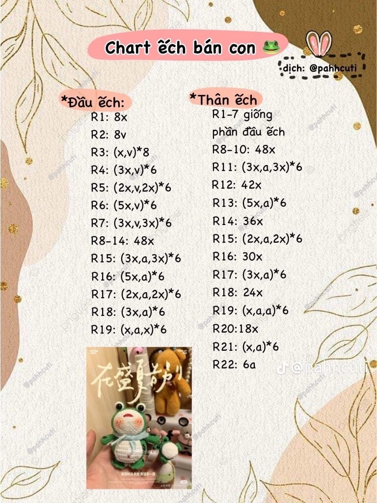 Crochet Doll Patterns: Lily of the Valley and Psyduck Dango with Detailed Instructions