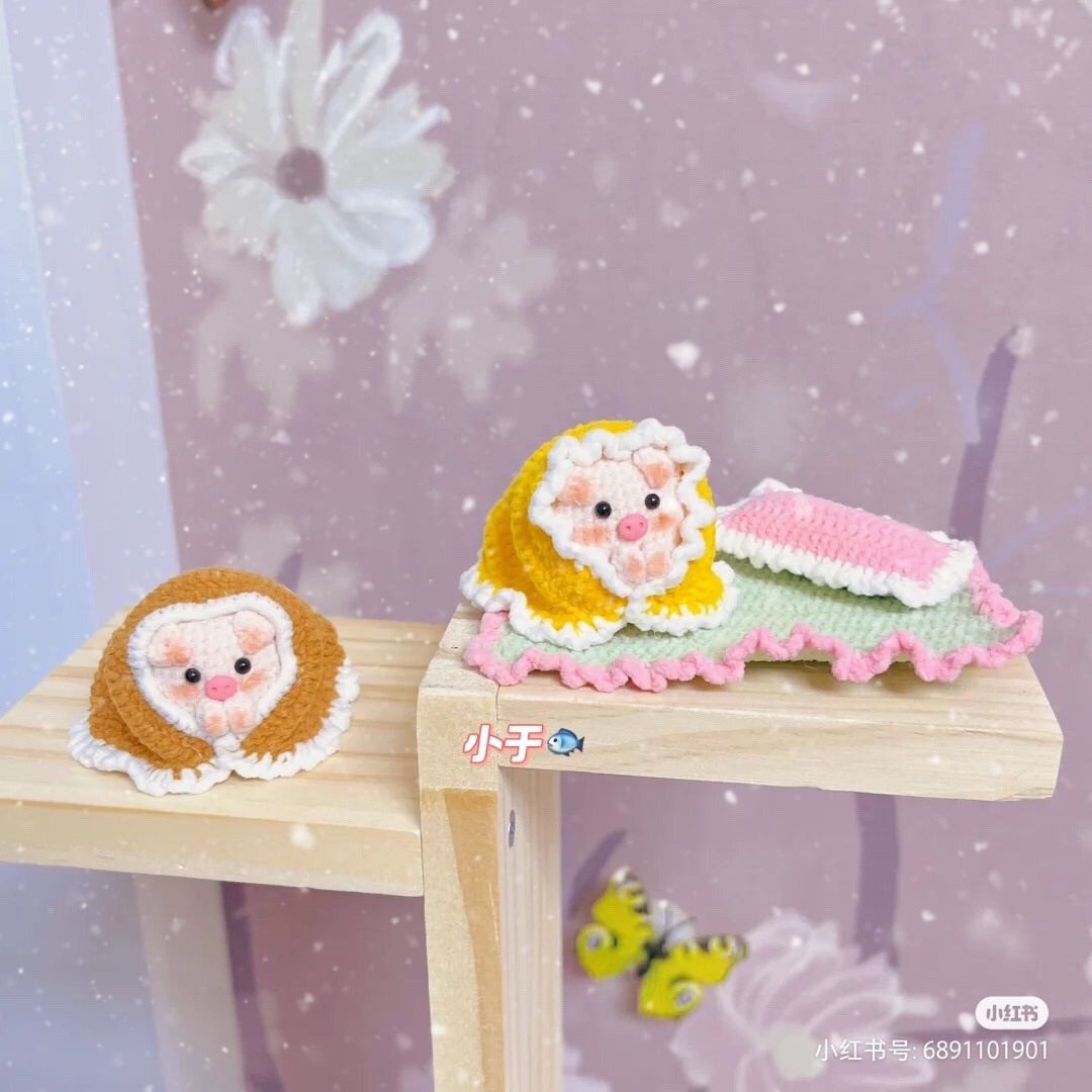 Crochet Doll Patterns: Lily of the Valley and Psyduck Dango with Detailed Instructions