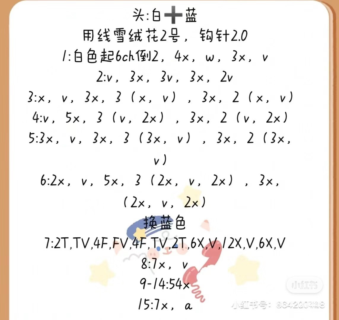 Crochet Doraemon Head Pattern Chart: Step-by-Step Amigurumi Instructions