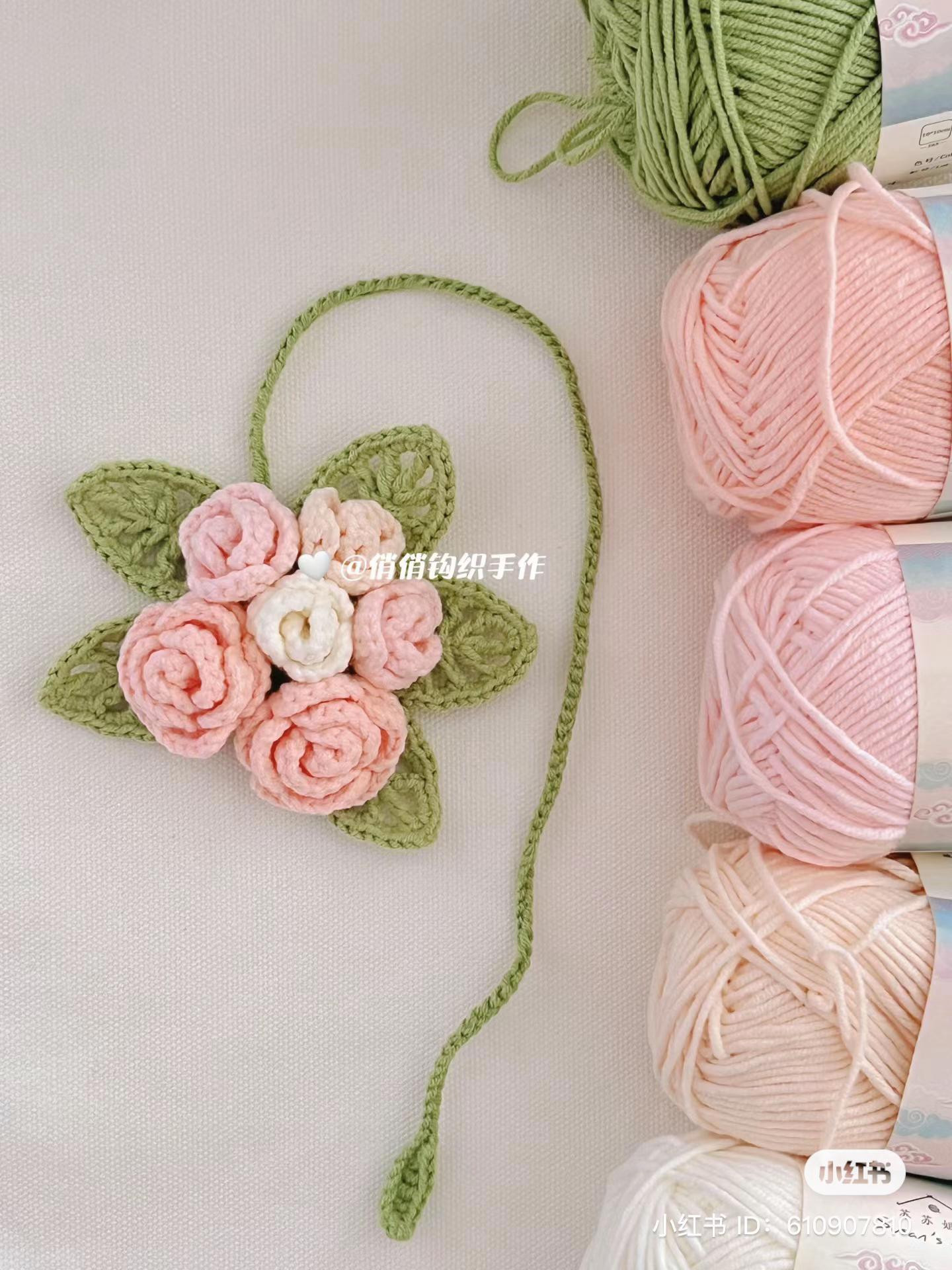 Crochet Double-Petaled Chrysanthemum Flower Charm with Detailed Pattern Instructions