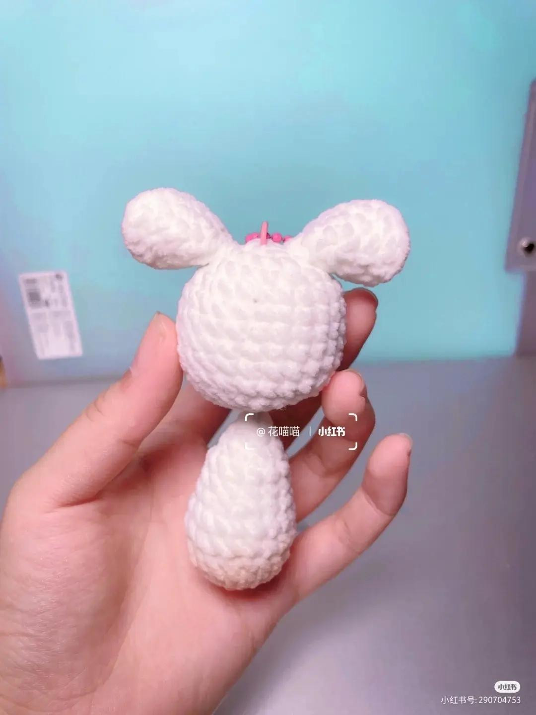 Crochet Dragon Cat Keychain Amigurumi Pattern with Tutorial