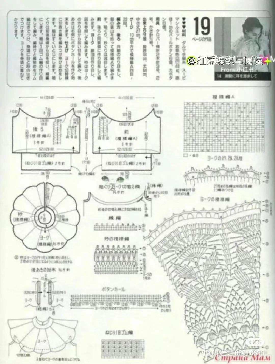 Crochet Dress Pattern: White Lace Short Sleeve Summer Dress Chart