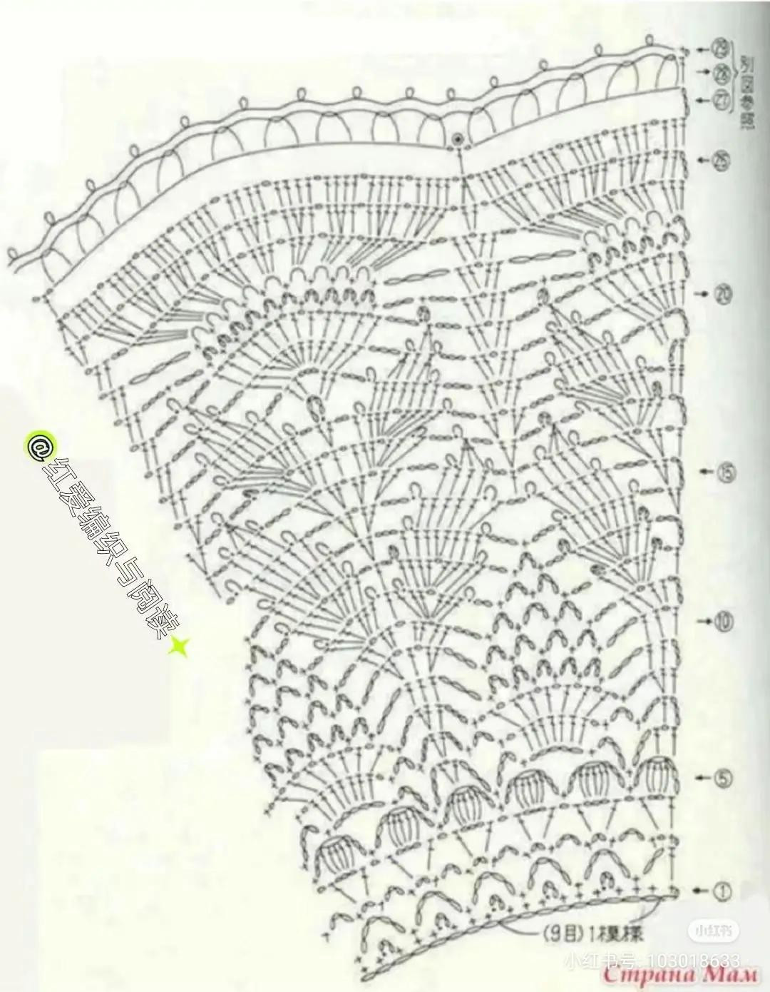 Crochet Dress Pattern: White Lace Short Sleeve Summer Dress Chart