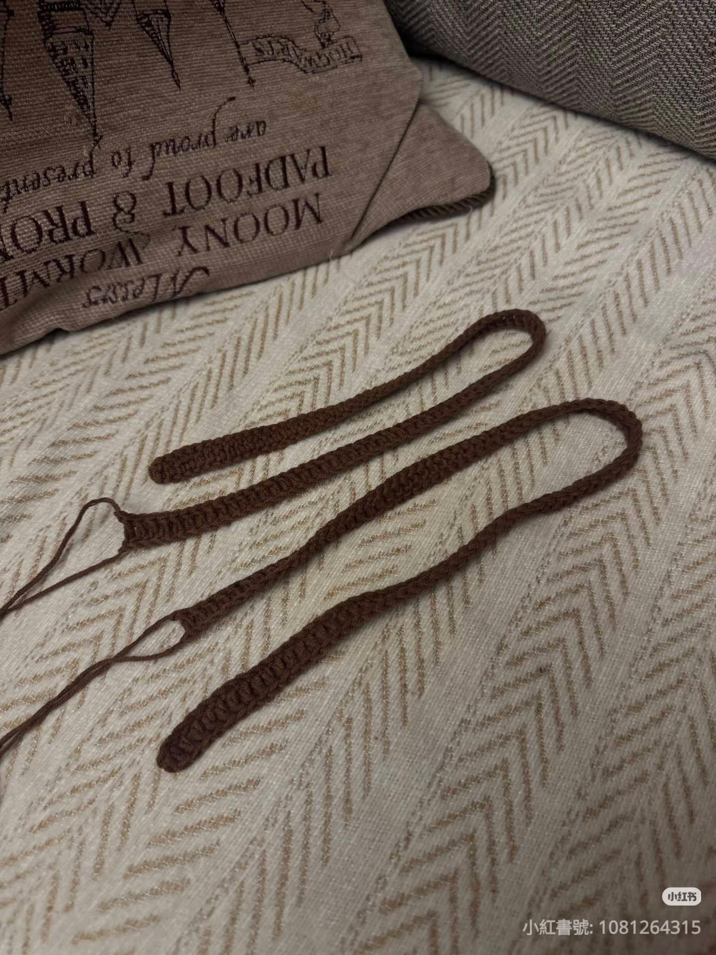 Crochet Faux Fur Ear Muffs Pattern with Brown Headband