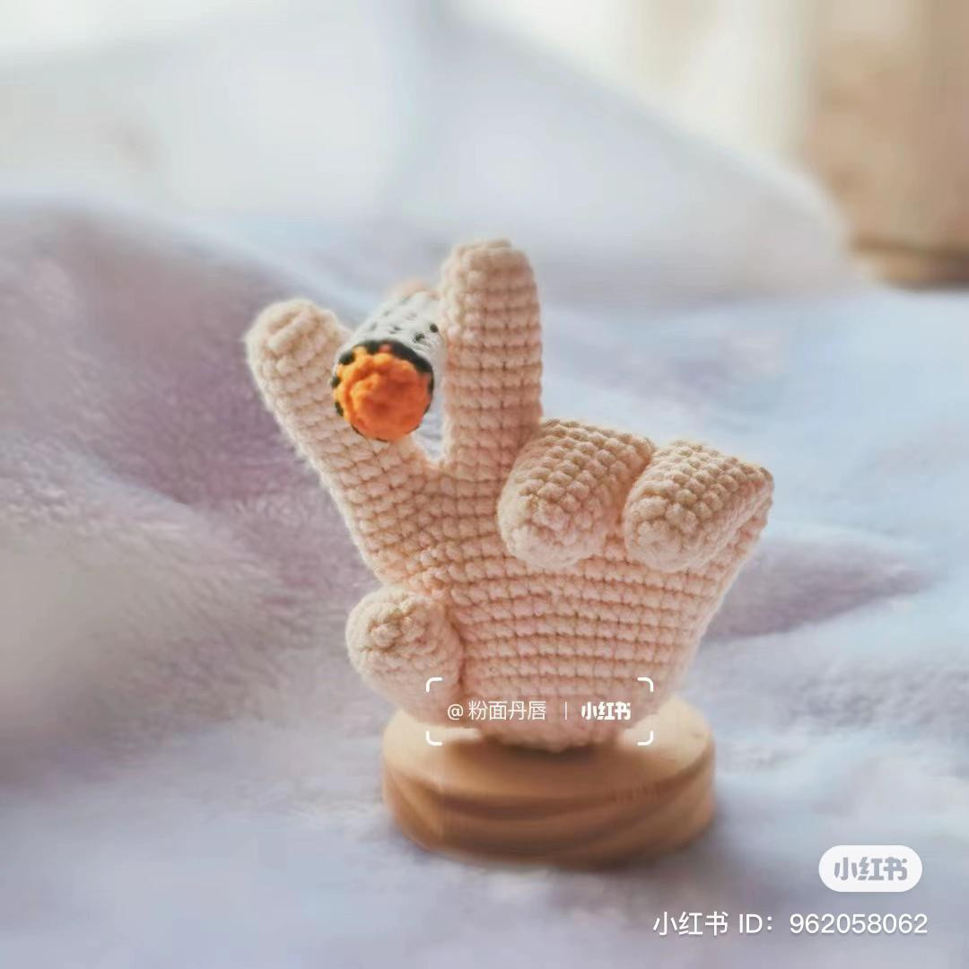 Crochet Finger Potted Plant Pattern Tutorial