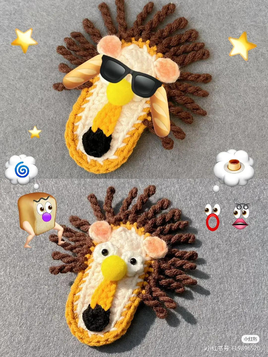 Crochet Fireworks Mask and Pufferfish Hair Clip Patterns