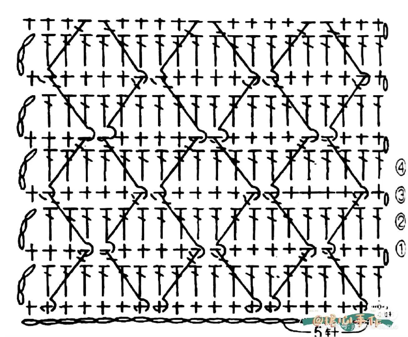 Crochet Flat Charts: Sun, Flower and Clover Square Patterns