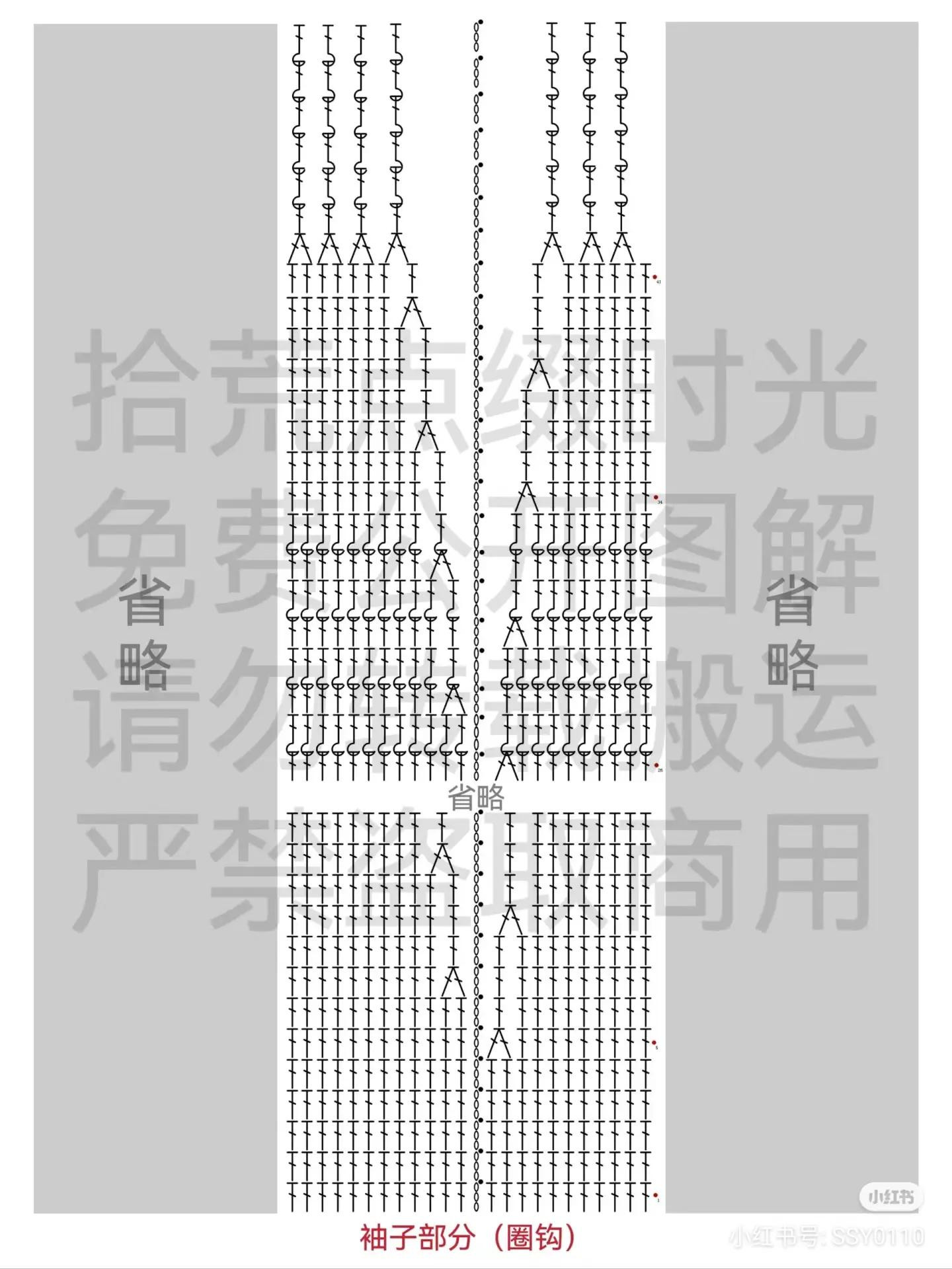 Crochet floral granny square cardigan pattern chart tutorial