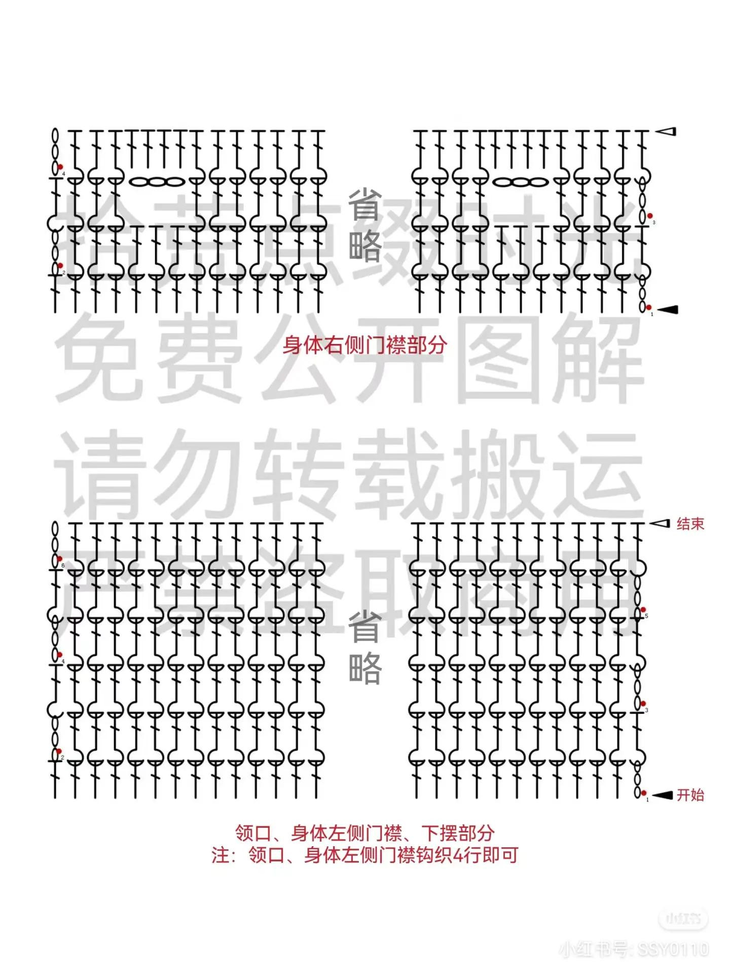 Crochet floral granny square cardigan pattern chart tutorial