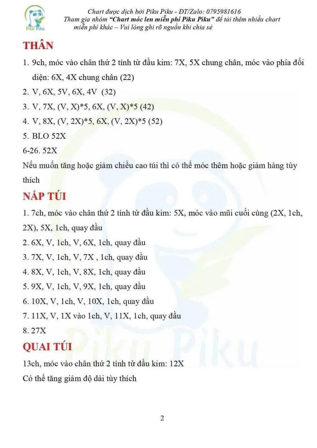 Crochet Flower Bag and Cinnamoroll Pattern Tutorial