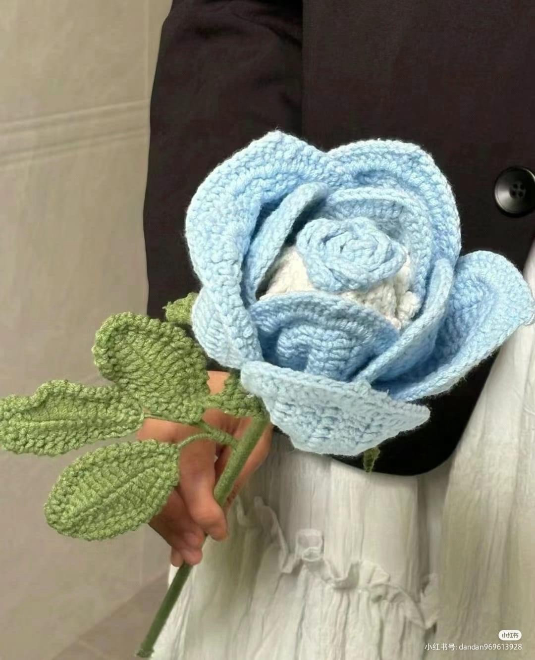 Crochet Flower Girl Doll Pattern Chart with Instructions