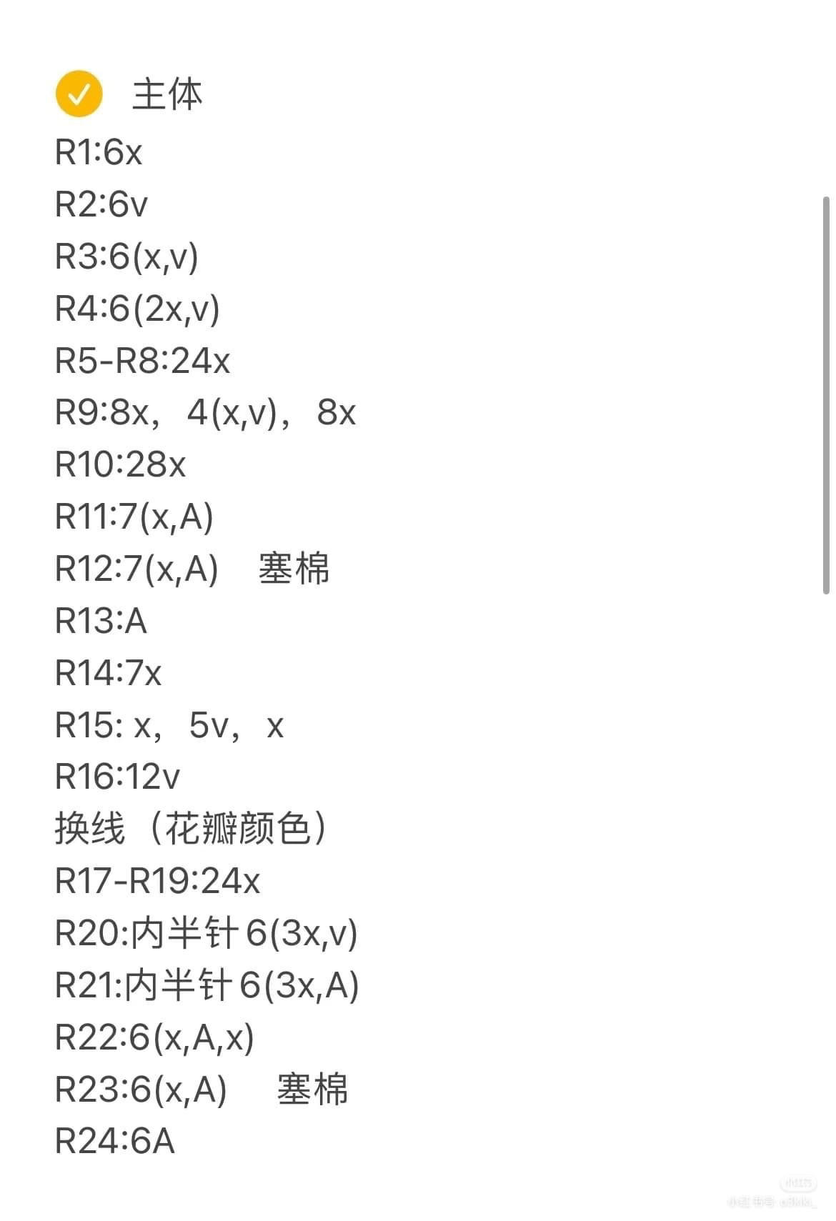 Crochet Flower Girl Doll Pattern Chart with Instructions