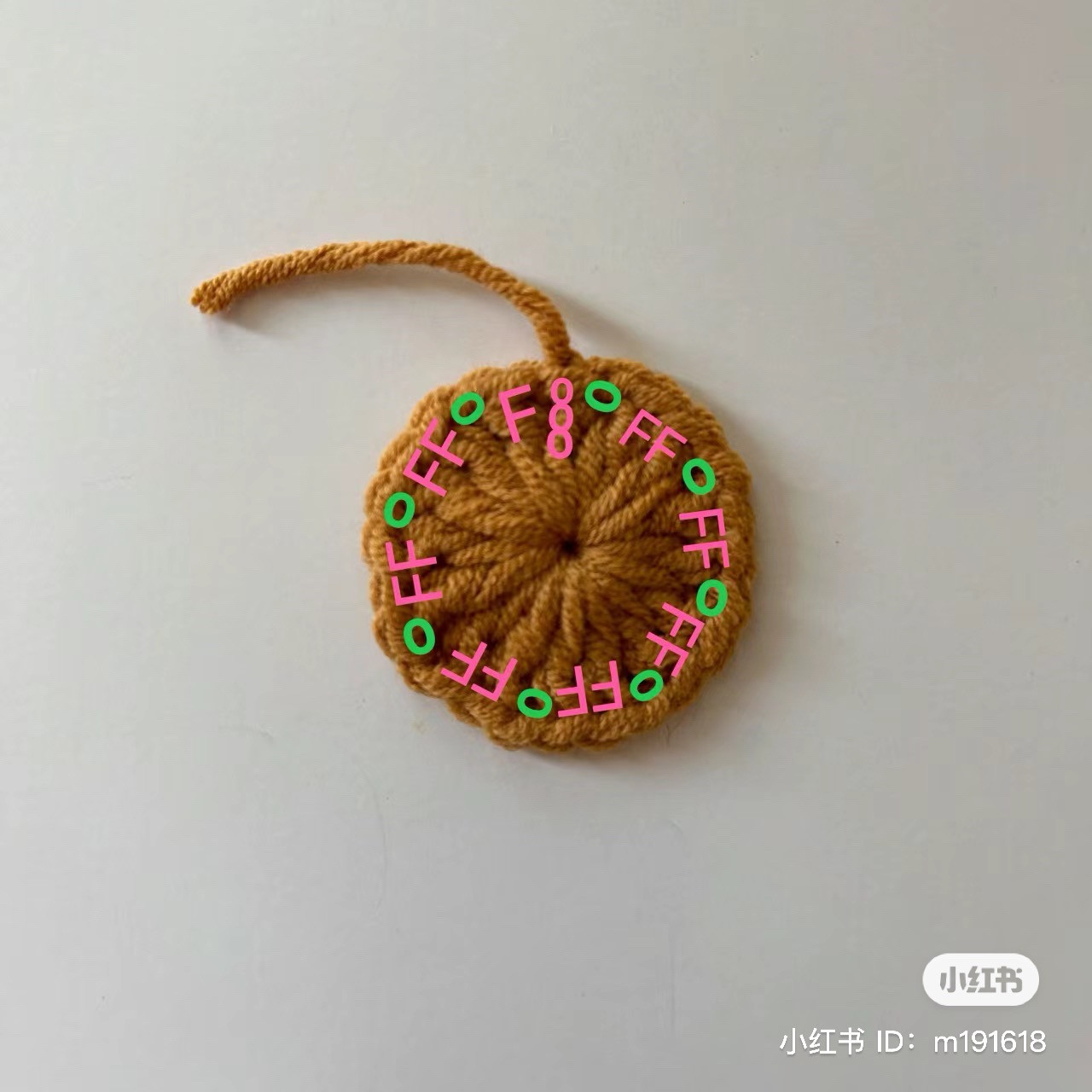 Crochet Flower Granny Square Pattern Chart with Step-by-Step Instructions in Red, White, and Brown Yarn