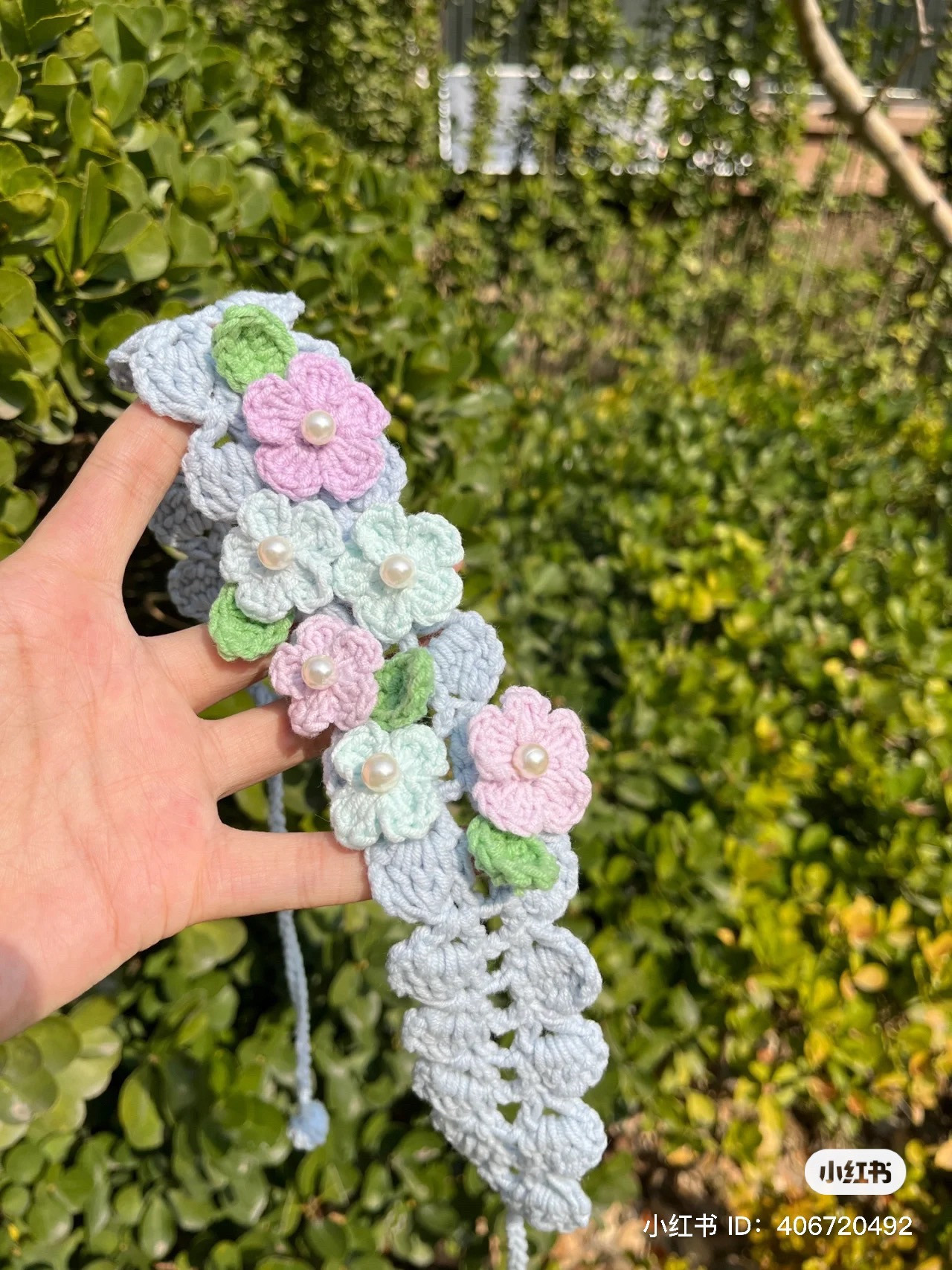 Crochet Flower Headband Pattern Chart