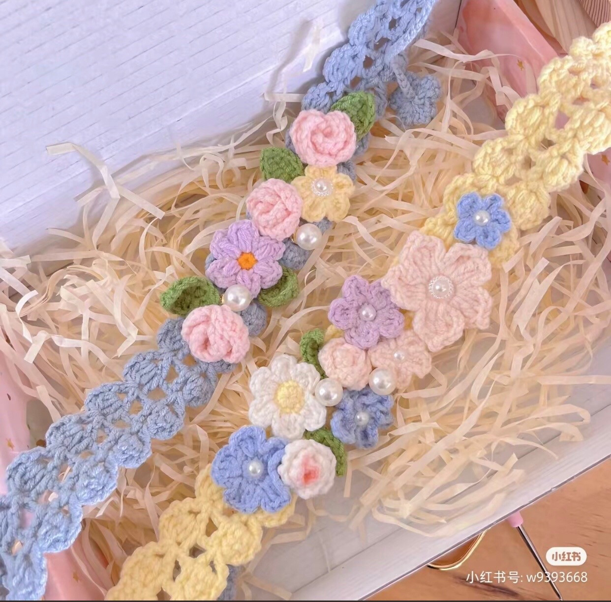 Crochet Flower Headband Tutorial: Chart, Yarn Colors & Instructions