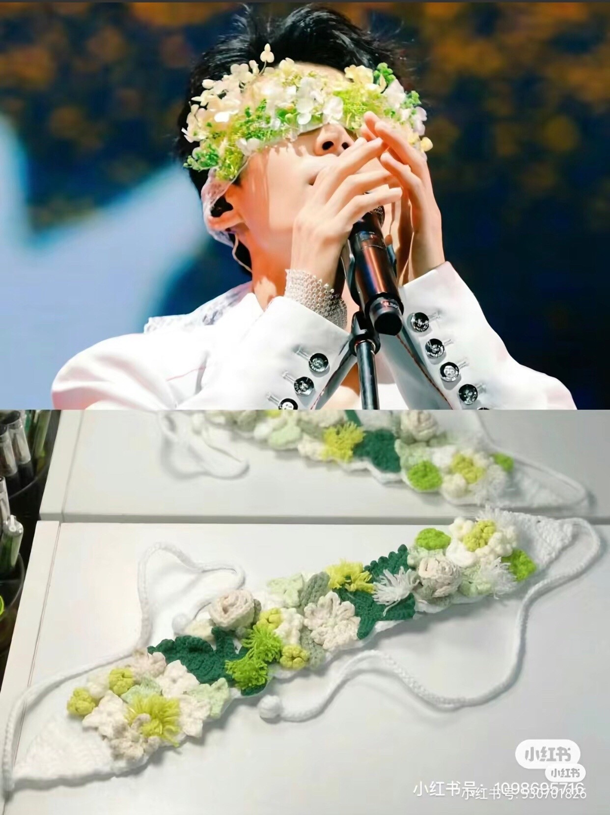 Crochet Flower Headband Tutorial: Chart, Yarn Colors & Instructions