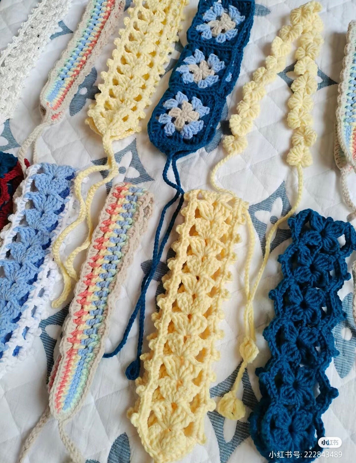 Crochet Flower Headband Tutorial: Chart, Yarn Colors & Instructions