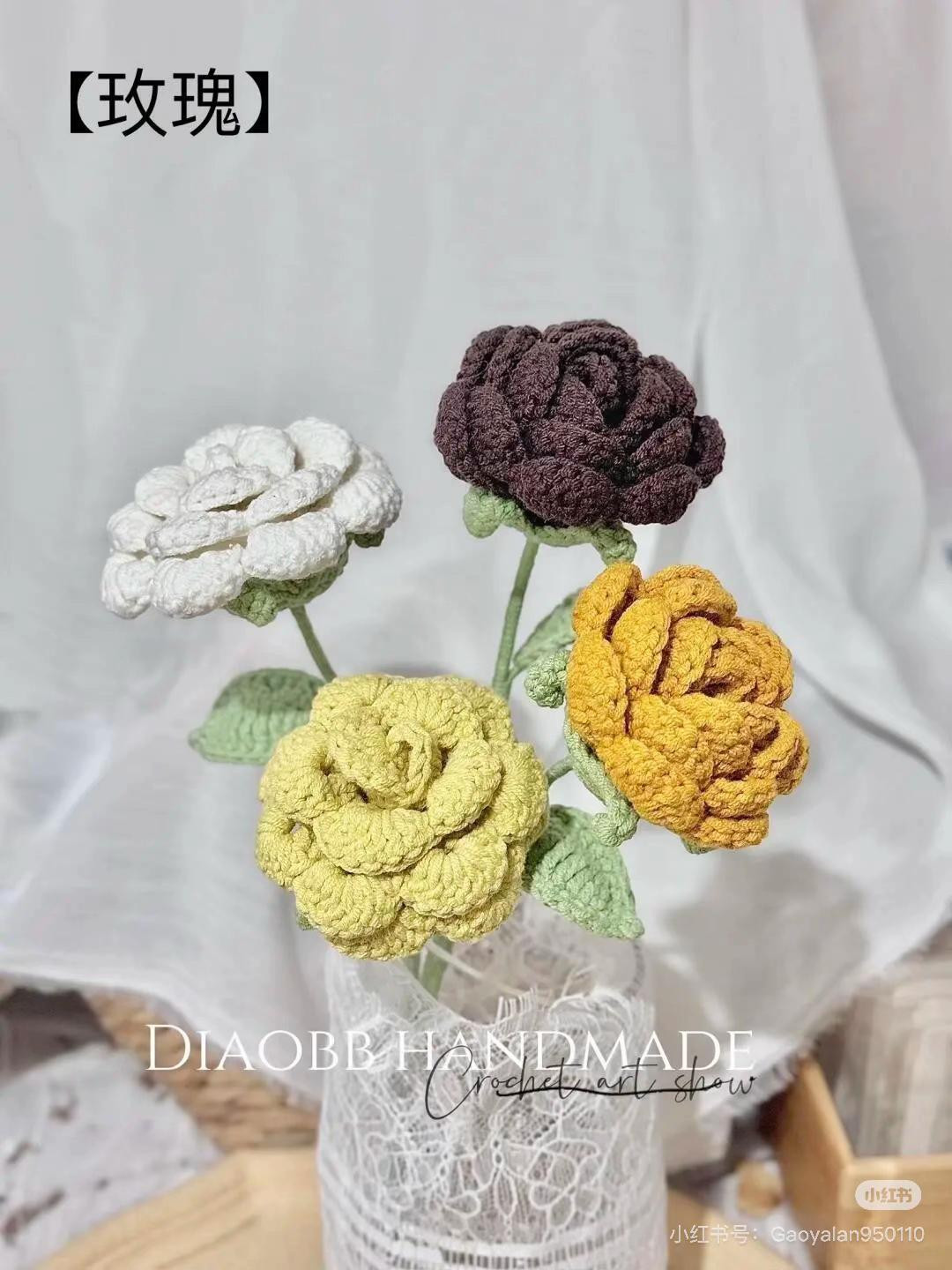 Crochet Flower Patterns: Persian Chrysanthemum, Freesia and More