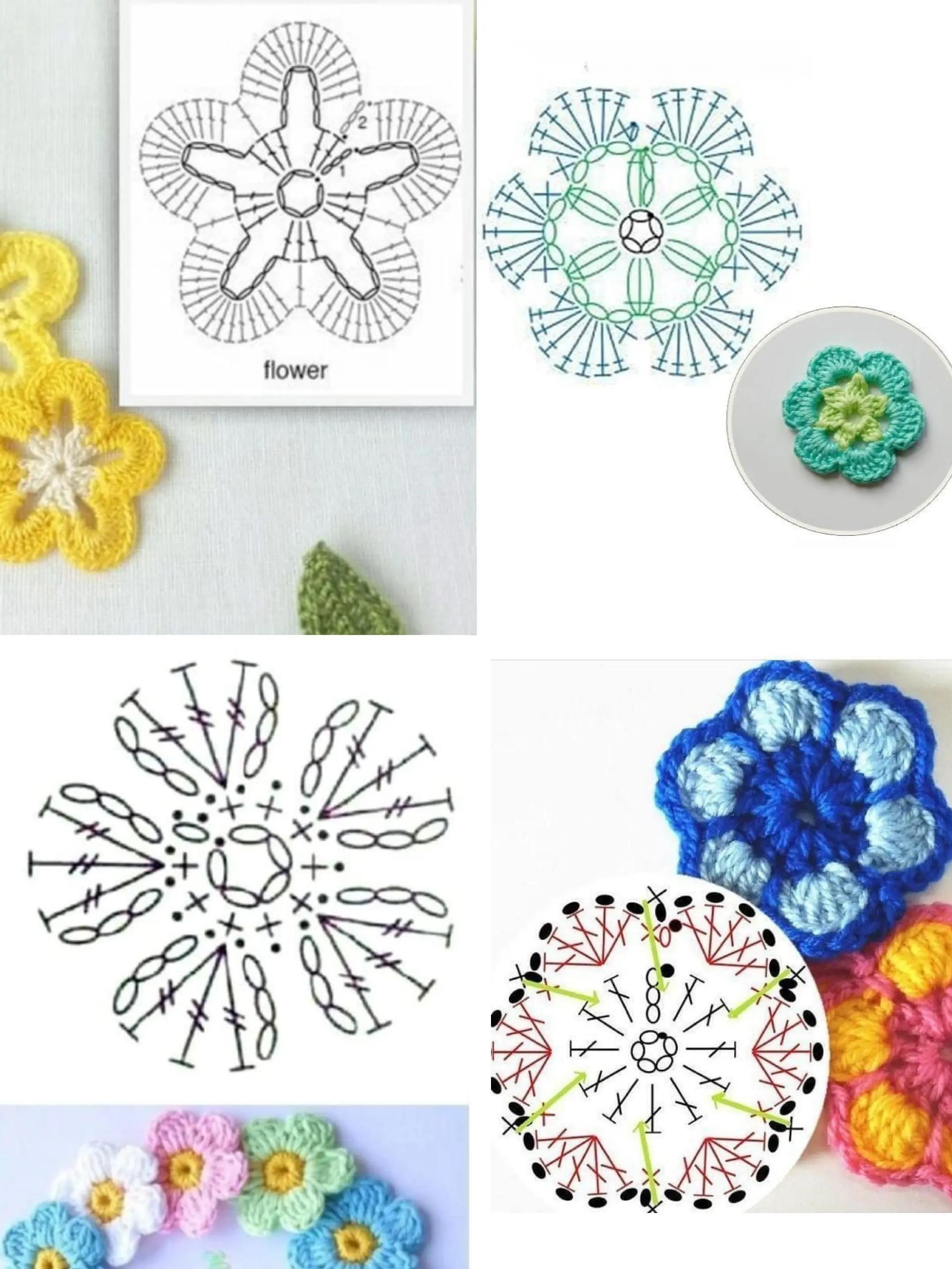 Crochet Flowers Patterns: Sunflower, Clover & More