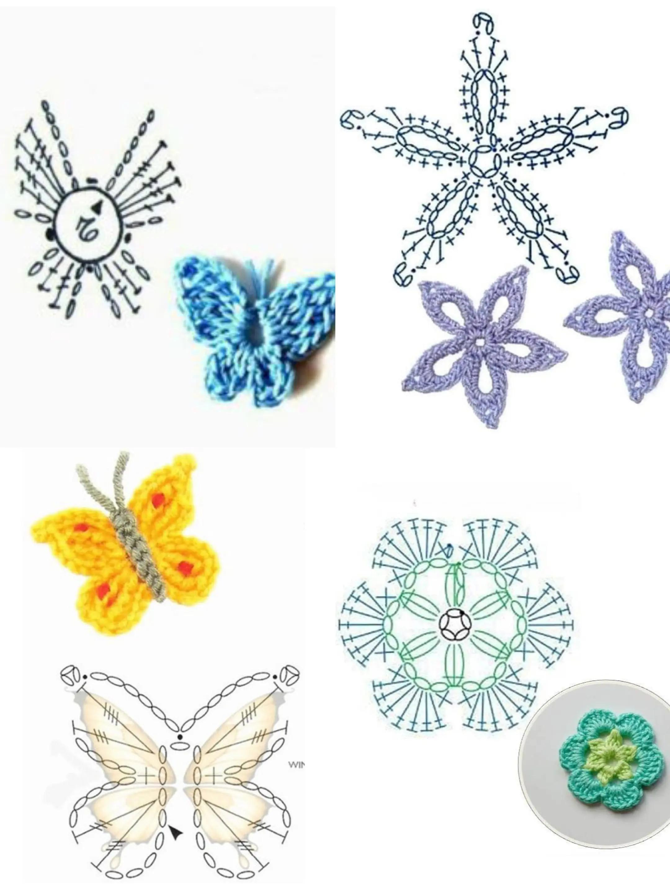 Crochet Flowers Patterns: Sunflower, Clover & More
