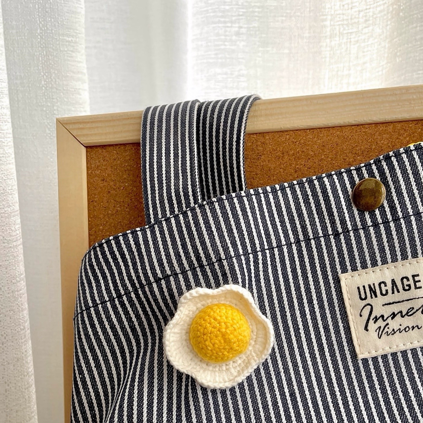Crochet Fried Egg Button Pattern Chart