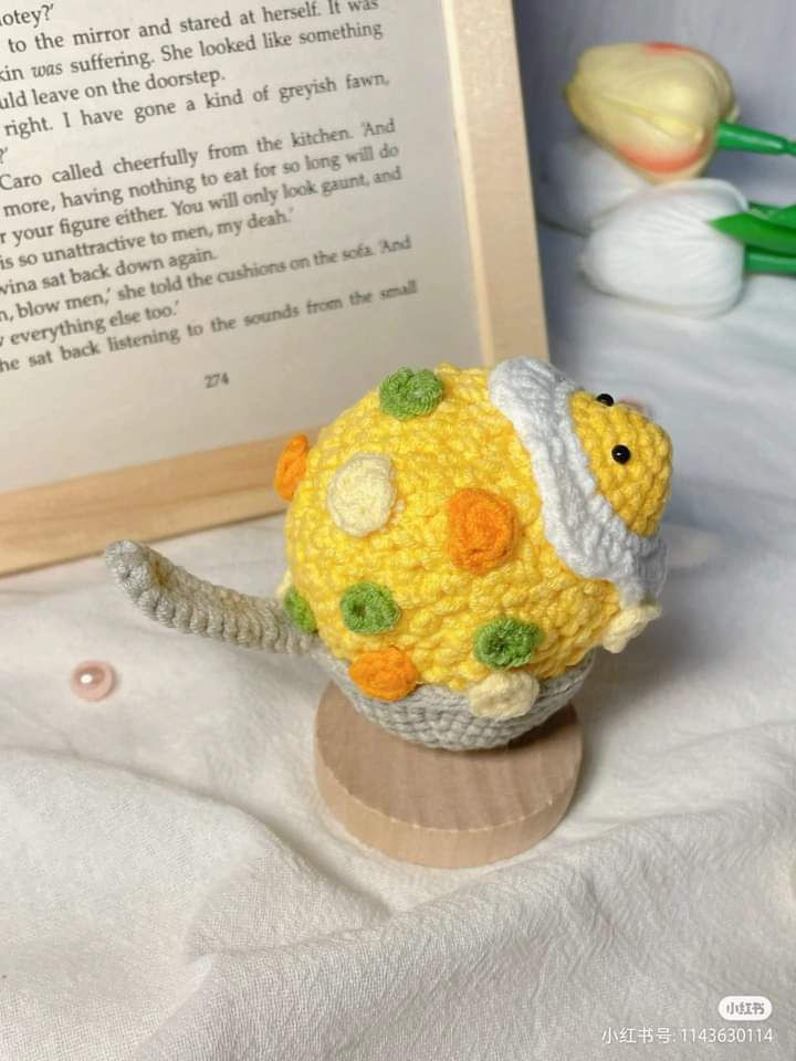 Crochet Fried Rice Dumpling Spoon Pattern Chart