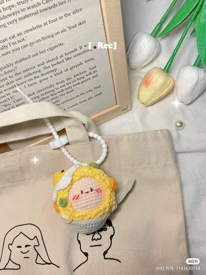 Crochet Fried Rice Dumpling Spoon Pattern Chart