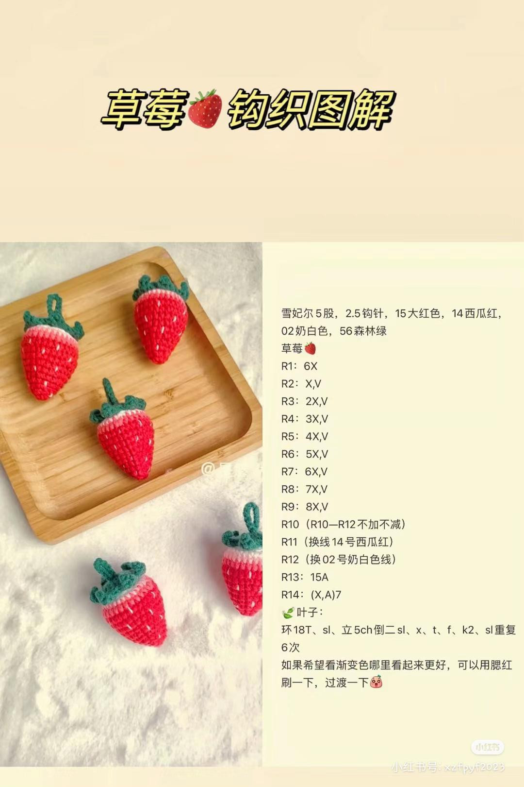 Crochet Fruit Pattern Chart: Pear, Peach, and Mango Amigurumi Tutorials