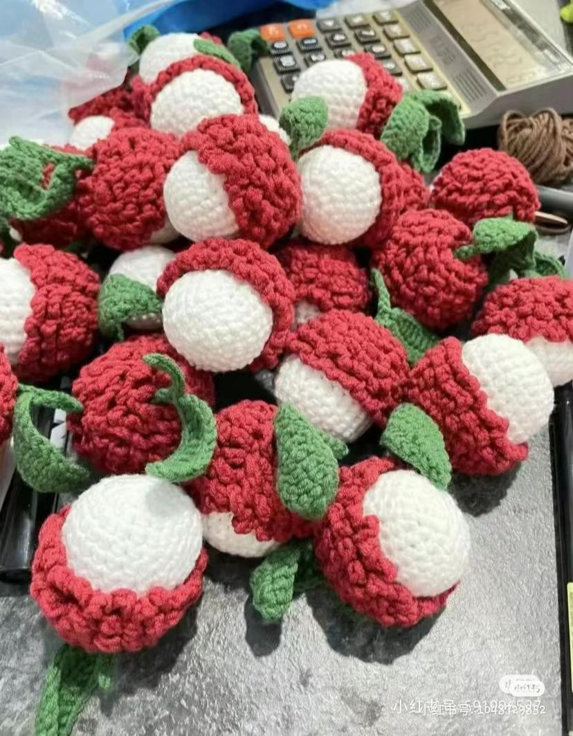 Crochet Fruit Pattern Chart: Pear, Peach, and Mango Amigurumi Tutorials