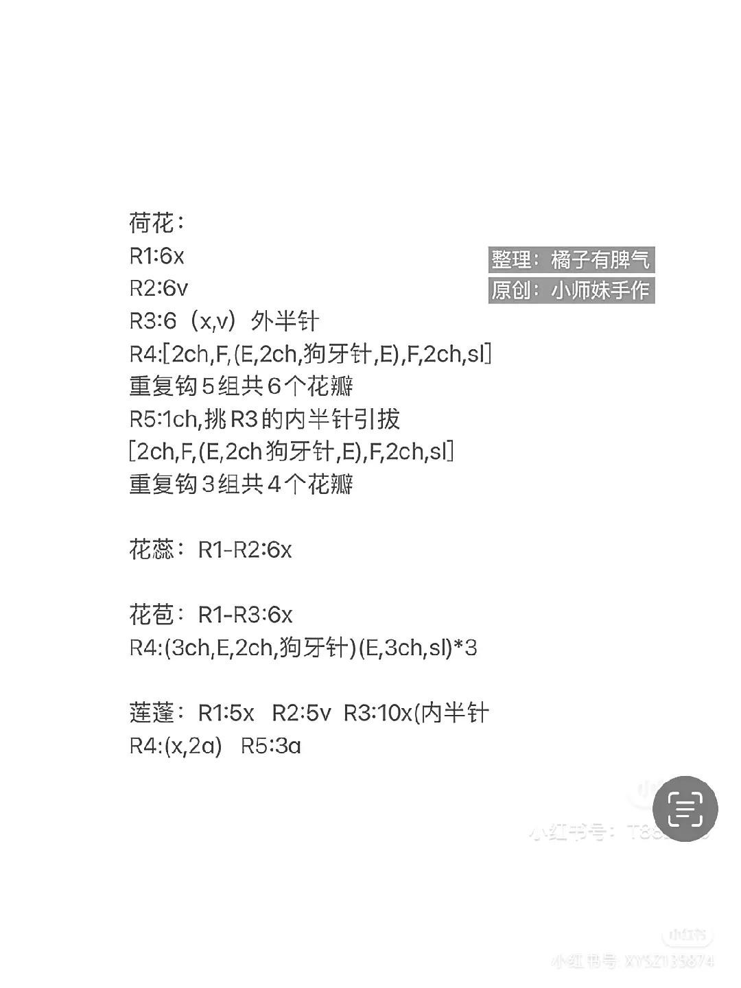 Crochet Granny Square Chart with Japanese Instructions and Colorful Finished Examples