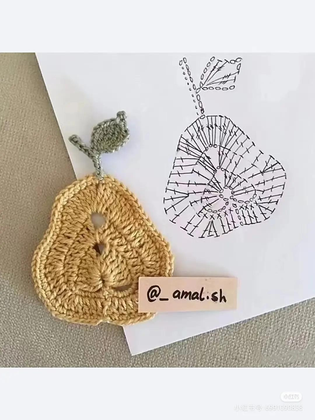 Crochet Granny Square Chart with Japanese Instructions and Colorful Finished Examples