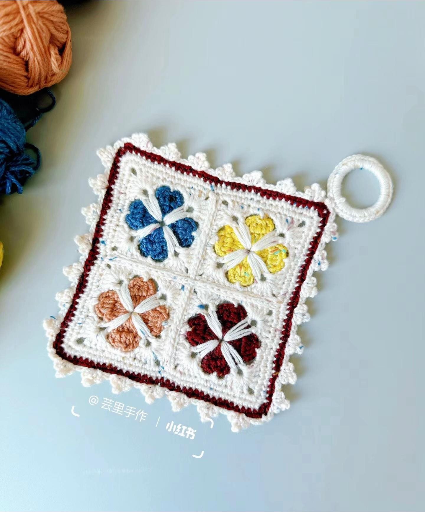 Crochet Granny Square Floral Patterns and Charts