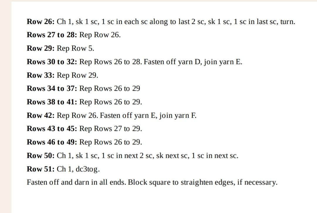 Crochet Granny Square Patterns: Diagonal Stripe, Ammonite & Bobble Frame