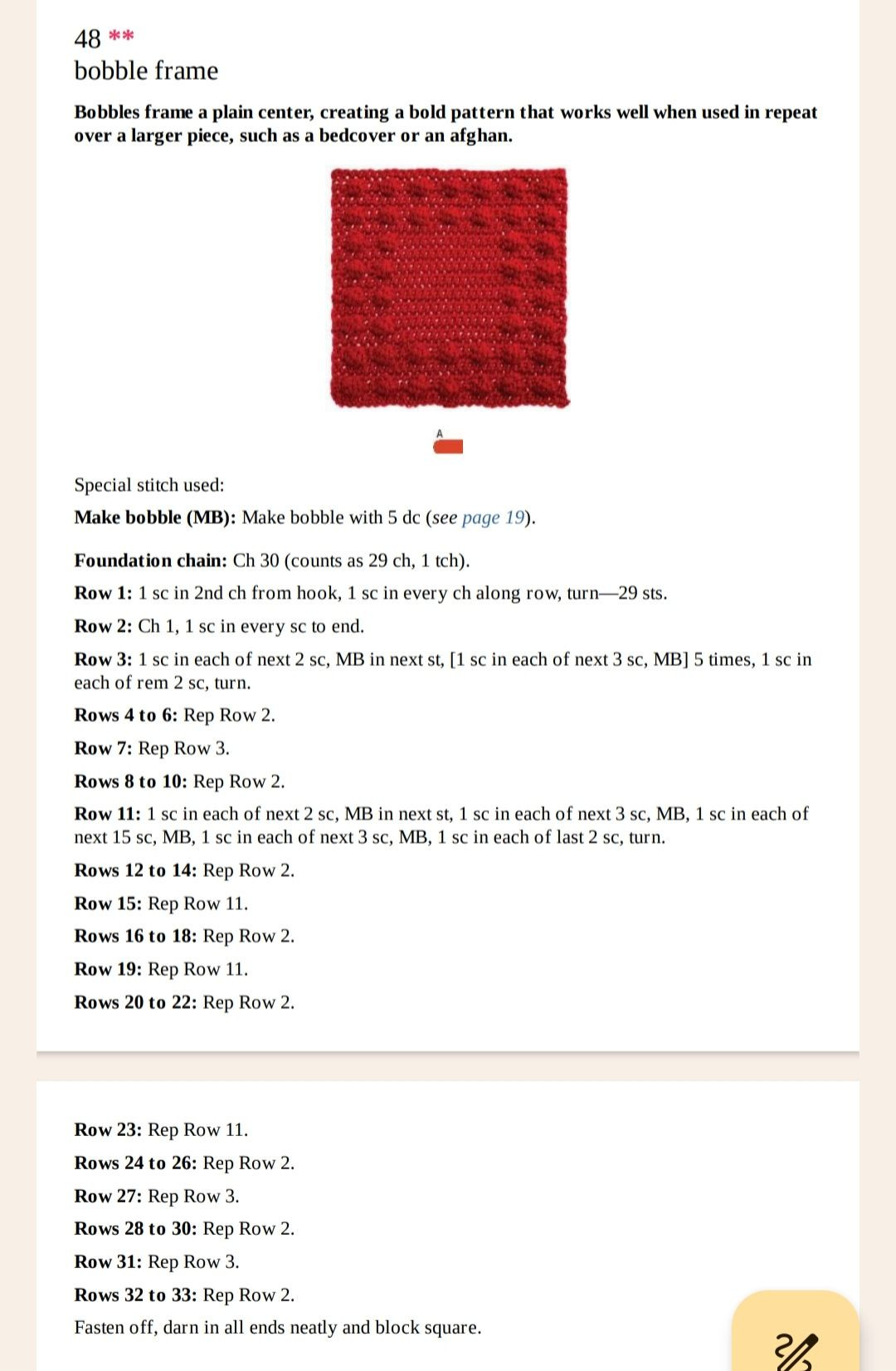 Crochet Granny Square Patterns: Diagonal Stripe, Ammonite & Bobble Frame