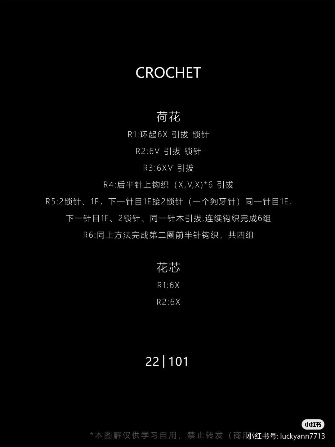 Crochet Granny Square Patterns: Lotus Flower and Red Flower Charts with Instructions