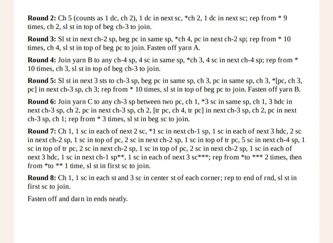 Crochet Granny Square Patterns: Romany, Sea Anemone & Vintage Lace Charts