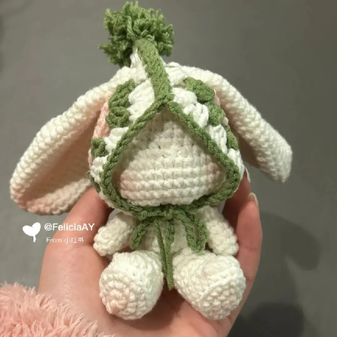 Crochet Granny Square Rabbit Doll Pattern and Tutorial