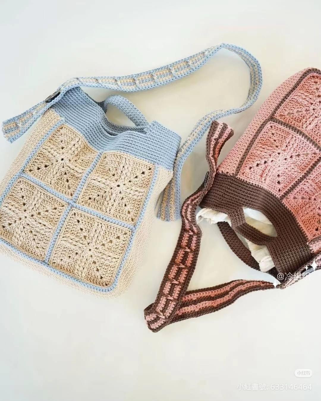 Crochet Granny Square Tote Bag Pattern