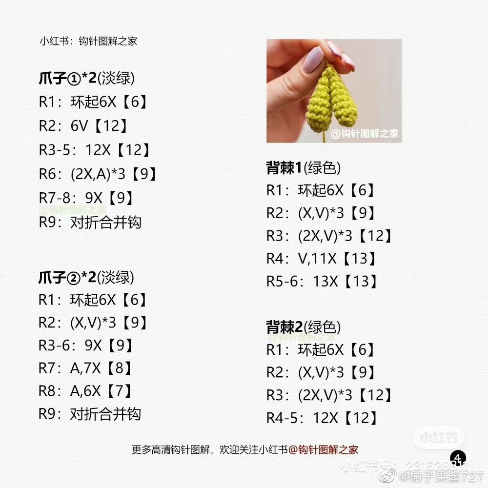 Crochet Green Crocodile Amigurumi Pattern with Striped Belly