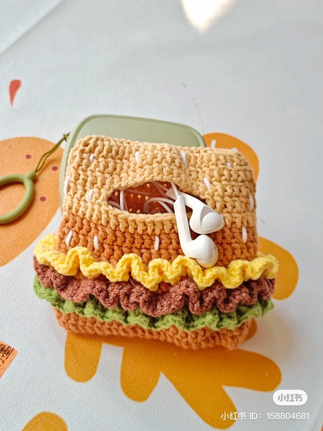Crochet Hamburger Bag Pattern with Free Chart and Instructions