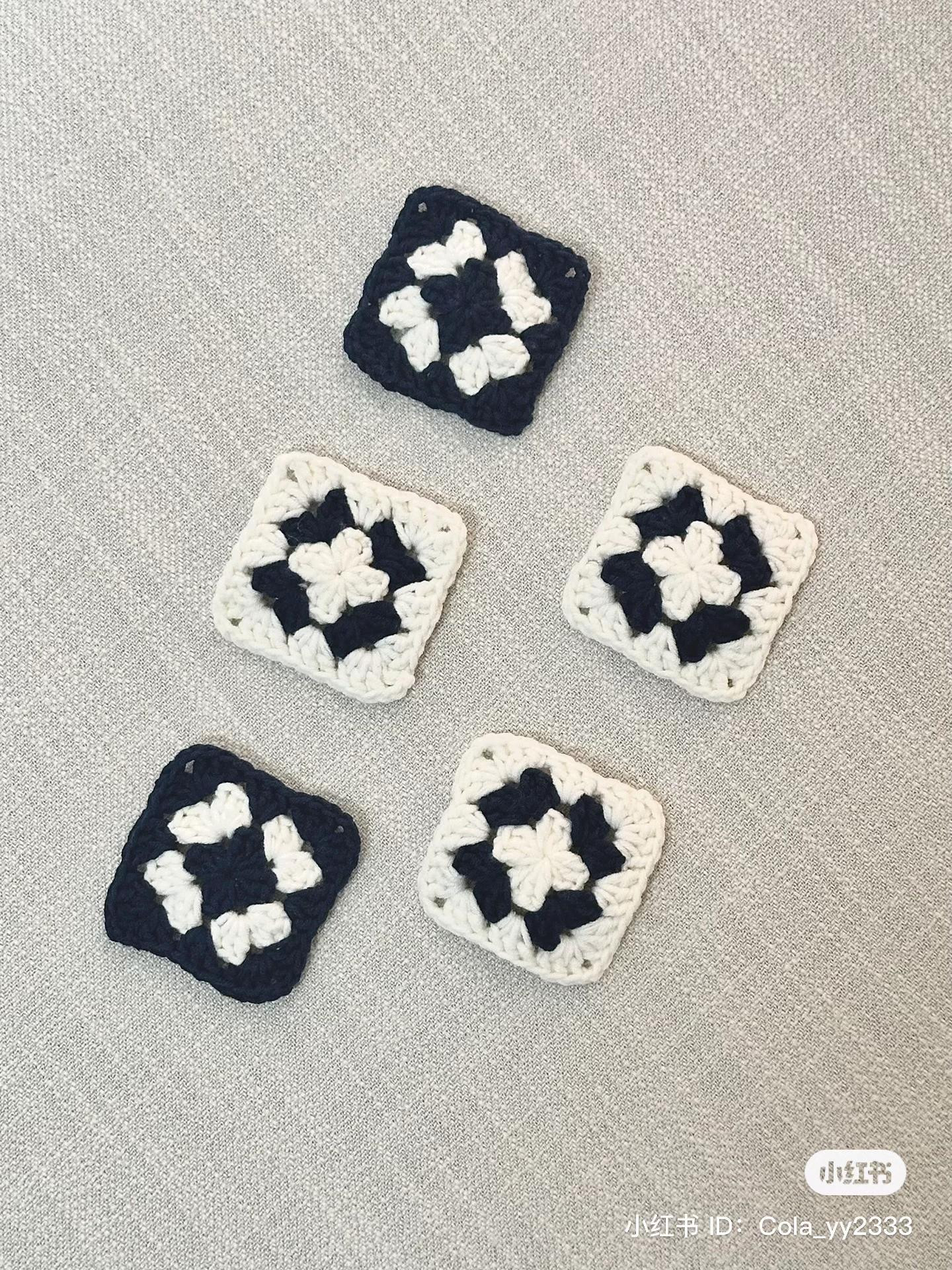 Crochet Headband Pattern with Frilly Edges and Granny Squares